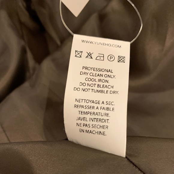 Yune HO Plaid Print Blazer Size:36 New - Picture 6 of 7